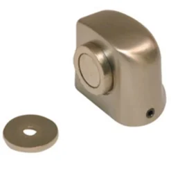 PINCO Fermaporta magnetico a pavimento da avvitare nikel satinato