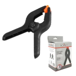 Pinza morsetto di serraggio a molla mm.150 apertura max mm.72 cf.2 pz. KOMBO
