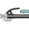 Pinza porta elettrodi per saldatrice 300Amp con morsetti in rame TOTTWAH3006