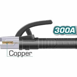 Pinza porta elettrodi per saldatrice 300Amp con morsetti in rame TOTTWAH3006