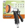 Pistola multifunzione in ottone cromato CLABER 9622 METAL-JET 8 getti regolabili