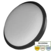 Plafoniera LED rotonda PALIO IP65 20W 2500lm con selettore 3CCT 3000/4000/6000K nera