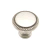 Pomolo tondo antichizzato per mobili stile antico mm.25 argento antico ITALMETAL