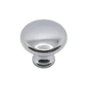 Pomolo tondo per mobili stile moderno mm.25 cromo lucido ITALMETAL