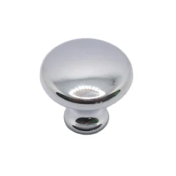 Pomolo tondo per mobili stile moderno mm.25 cromo lucido ITALMETAL