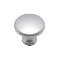 Pomolo tondo per mobili stile moderno mm.25 cromo perla ITALMETAL