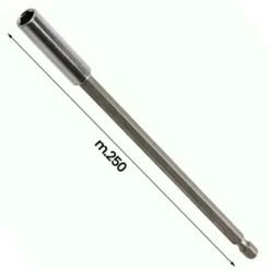 Portainserti magnetico prolungato 1/4" x 250 mm. ECEF