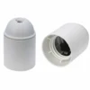 Portalampade E27 liscio bianco
