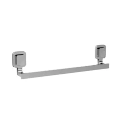 Portasalviette KOEMO serie KARA cromo lucido cm.30 con fissaggio brevettato VACUWAY senza forare