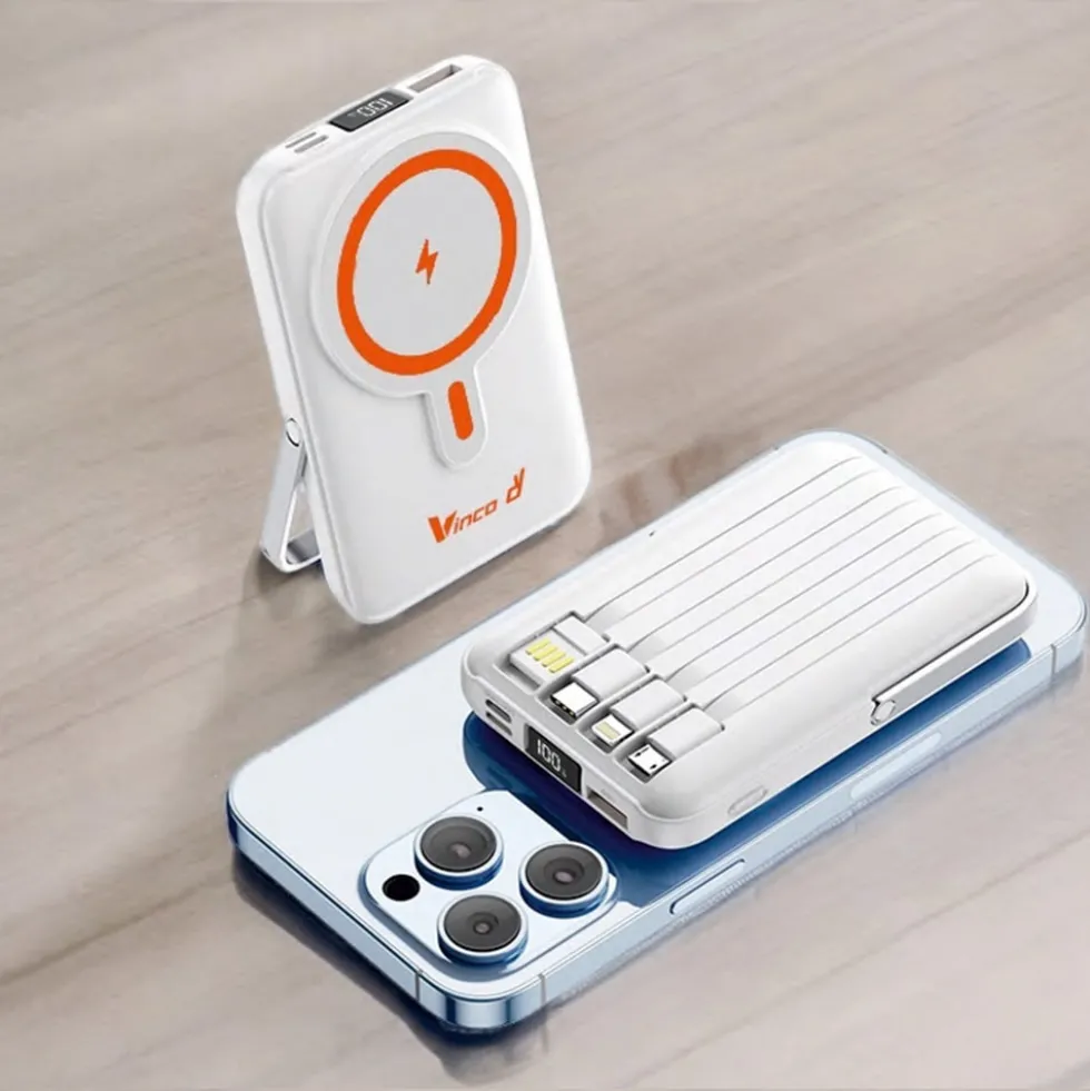 Power bank universale 10.000 mAh con magsafe per ricarica wireless VINCO 00010