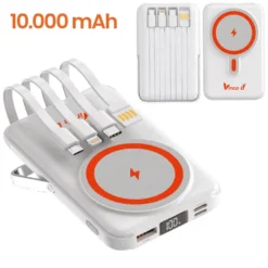 Power bank universale 10.000 mAh con magsafe per ricarica wireless VINCO 00010