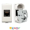 Presa di rete RJ45 CAT.5e UTP plug 8/8 ELETTROCANALI serie EASY compatibile Bticino Matix
