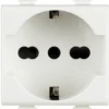 Presa standard tedesca e italiana schuko/bipasso 2P+T 10/16A BTICINO MATIX AM5440/16