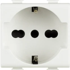 Presa standard tedesca e italiana schuko/bipasso 2P+T 10/16A BTICINO MATIX AM5440/16