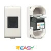 Presa telefonica RJ11 plug 6/4 ELETTROCANALI serie EASY compatibile Bticino Matix