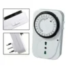 Presa timer programmabile 24 ore analogica presa temporizzata giornaliera CFG E294