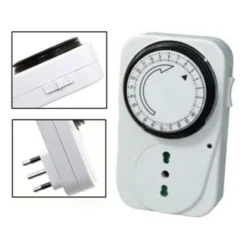 Presa timer programmabile 24 ore analogica presa temporizzata giornaliera CFG E294