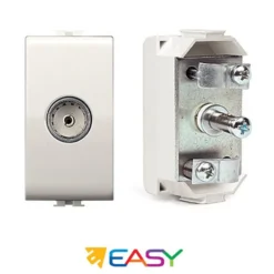 Presa tv passante/finale ELETTROCANALI serie EASY compatibile Bticino Matix