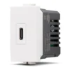 Presa USB tipo C 5V 2,4 amp JOY-T3 compatibile BTICINO MATIX
