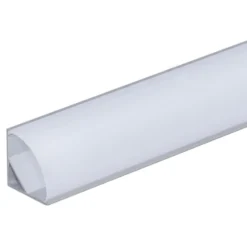 Profilo canalina in alluminio angolare per strisce LED mt.2 con cover