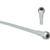 Prolunga con raccordo 3/8" x 10 per cannetta rigida cromata per rubinetto miscelatore