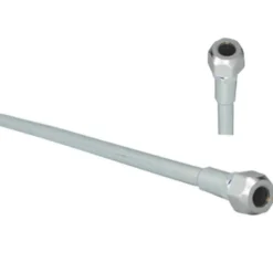 Prolunga con raccordo 3/8" x 10 per cannetta rigida cromata per rubinetto miscelatore