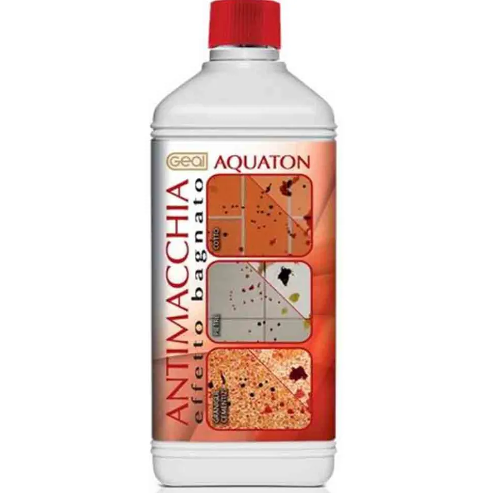 Protettivo antimacchia tonalizzante ad effetto bagnato per cotto, terracotta, pietra naturale GEAL AQUATON lt.1