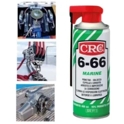 Protettivo spray multifunzione CRC 6-66 MARINE anticorrosivo contro la salsedine ml.400 doppio erogatore
