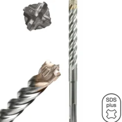 Punta SDS-Plus ECEF 4TG TIGER 2.0 mm.6 X 110 per cemento armato e muratura