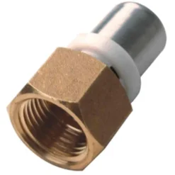 Raccordo a pressare diritto femmina 1/2" x ø16 multistrato CONEX