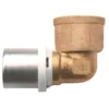 Raccordo a pressare gomito femmina 1/2" x ø16 multistrato CONEX