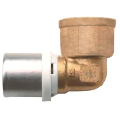 Raccordo a pressare gomito femmina 1/2" x ø16 multistrato CONEX