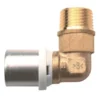 Raccordo a pressare gomito maschio 1/2" x ø16 multistrato CONEX
