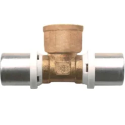 Raccordo a pressare tee con femmina 1/2" x ø16 multistrato CONEX