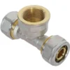 Raccordo a tee con femmina centrale 3/4" x 20 per multistrato DFX