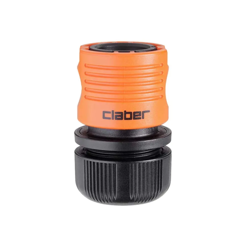 Raccordo automatico ad aggancio/sgancio rapido quick-click CLABER 8568 per tubo 5/8"