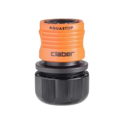 Raccordo automatico ad aggancio/sgancio rapido quick-click CLABER 8605 con acquastop per tubo 3/4
