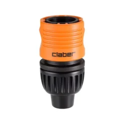 Raccordo automatico ad aggancio/sgancio rapido quick-click CLABER 9025 per tubo 9-13 mm.