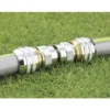 Raccordo automatico in ottone cromato CLABER 9614 METAL-JET aggancio/sgancio rapido per tubi 3/4"