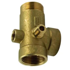 Raccordo a 5 vie in ottone per elettropompa autoclave