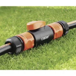 Raccordo congiunzione CLABER 8611 con rubinetto per tubo giardino