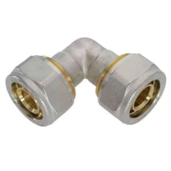 Raccordo curvo gomito doppio per multistrato mm.20 DFX