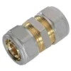 Raccordo diritto niples doppio per multistrato mm.20 DFX
