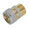 Raccordo diritto niples maschio 3/4" x 20 per multistrato