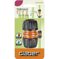 Raccordo manicotto riparatore universale CLABER 8564 per tubi giardino da 1/2