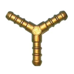 Raccordo portagomma sdoppiatore a Y 3 vie per tubo gas gpl