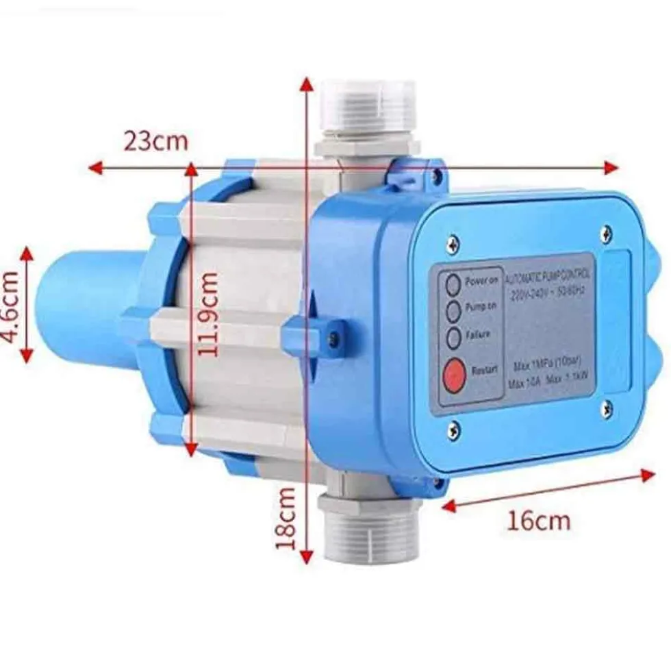 Regolatore elettronico automatico di pressione per elettropompe tipo presscontrol 2,2 bar TECOM