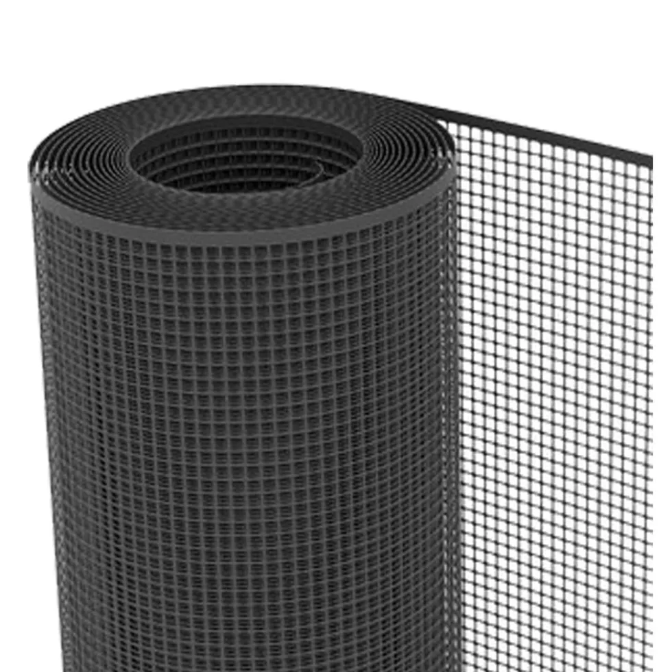 Rete in plastica per balconi e recinzioni maglia quadra 10 x 10 mm. antracite H.100 vendita al metro