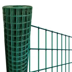 Rete zincata plastificata verde F.2,1 maglia 50 x 75 H.150 MT.25