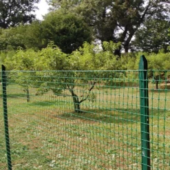 Rete zincata plastificata verde F.2,1 maglia 50 x 75 H.150 MT.25